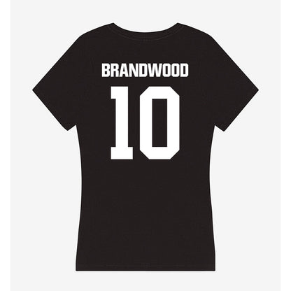 Davidson - NCAA Football : Gavin Brandwood - Women's V-Neck T-Shirt-1