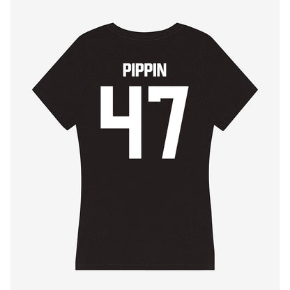 Davidson - NCAA Football : Nash Pippin - Women's V-Neck T-Shirt-1