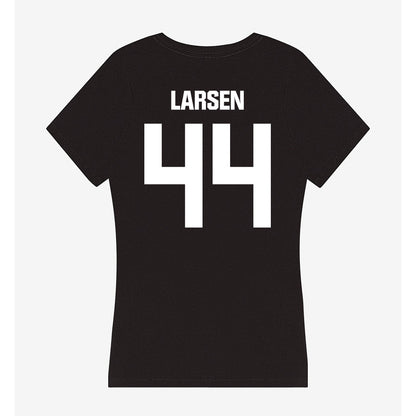 Davidson - NCAA Women's Field Hockey : Eleanor Larsen - Women's V-Neck T-Shirt-1