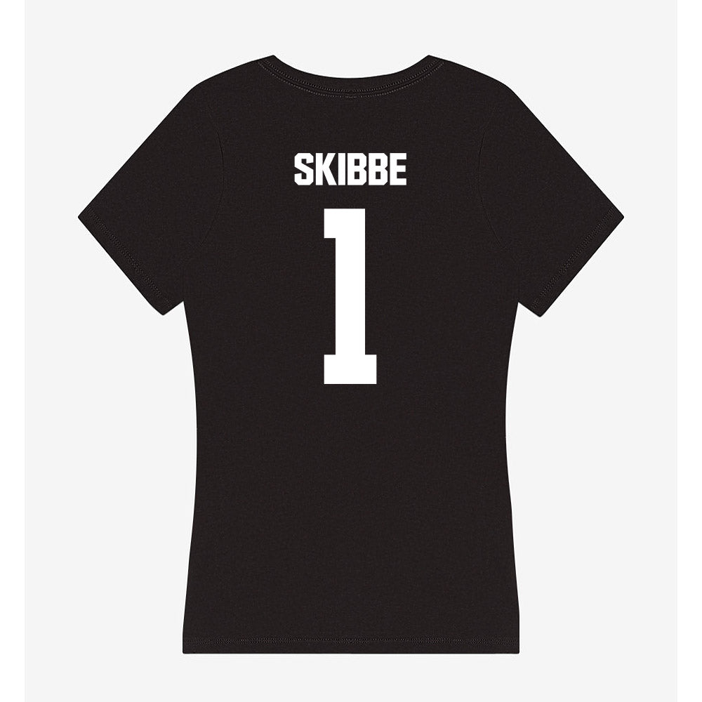 Davidson - NCAA Women's Lacrosse : Jenna Skibbe - Women's V-Neck T-Shirt-1