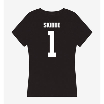 Davidson - NCAA Women's Lacrosse : Jenna Skibbe - Women's V-Neck T-Shirt-1