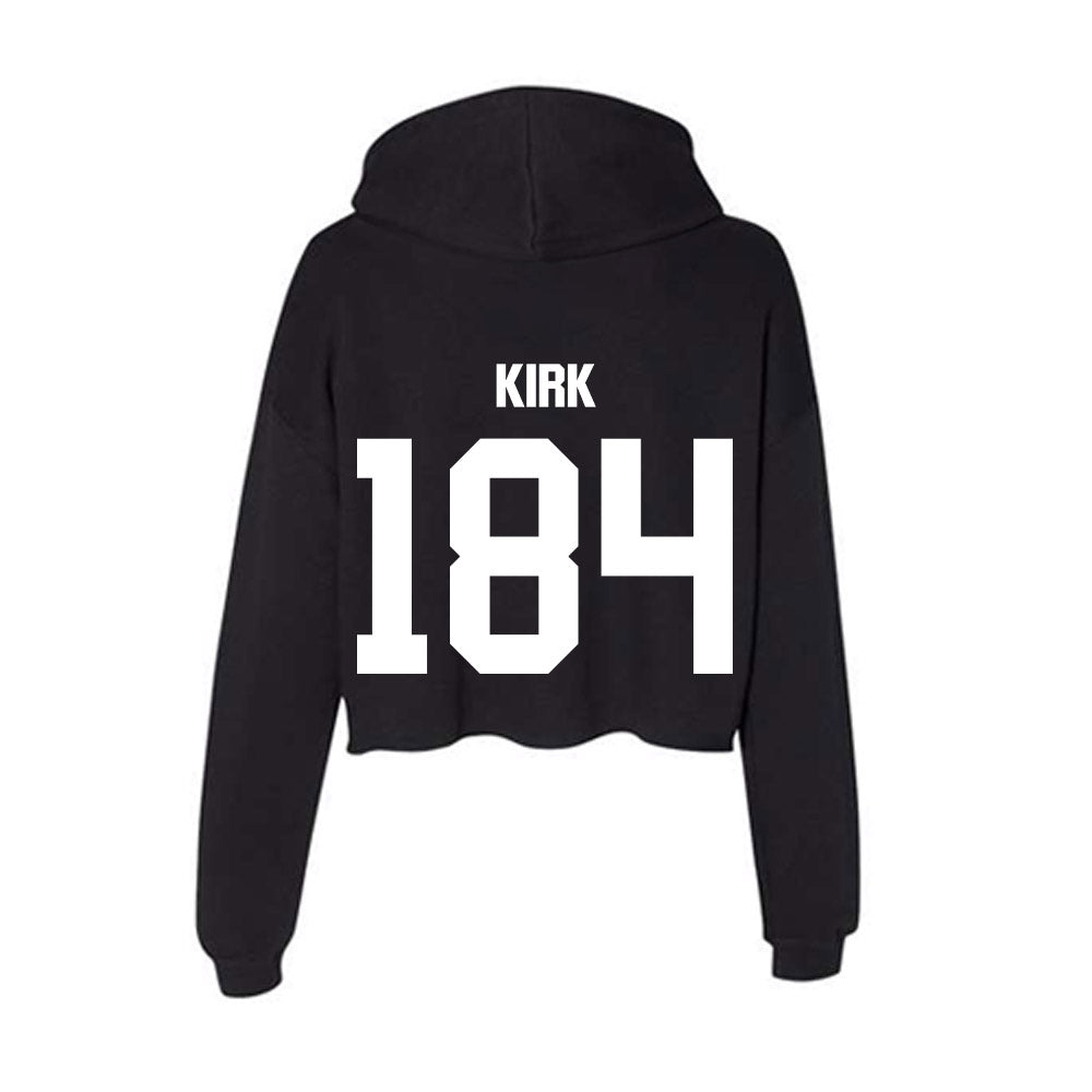 Davidson - NCAA Wrestling : Cody Kirk - Women's Crop Fleece Hoodie-1