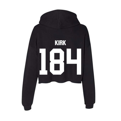 Davidson - NCAA Wrestling : Cody Kirk - Women's Crop Fleece Hoodie-1