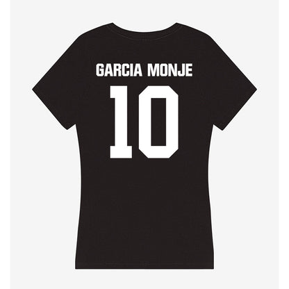 Davidson - NCAA Women's Basketball : Ines Garcia Monje - Women's V-Neck T-Shirt-1