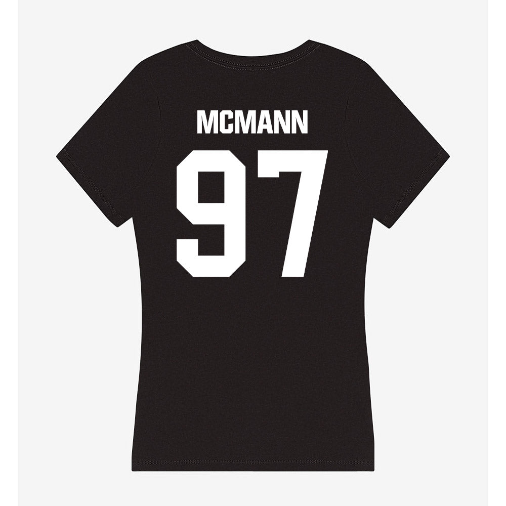 Davidson - NCAA Football : Liam McMann - Women's V-Neck T-Shirt-1