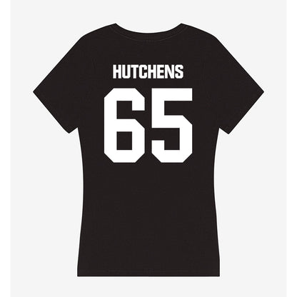 Davidson - NCAA Football : Russell Hutchens - Women's V-Neck T-Shirt-1