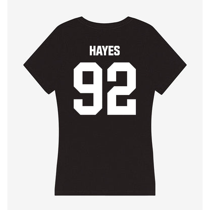 Davidson - NCAA Football : Christian Hayes - Women's V-Neck T-Shirt-1