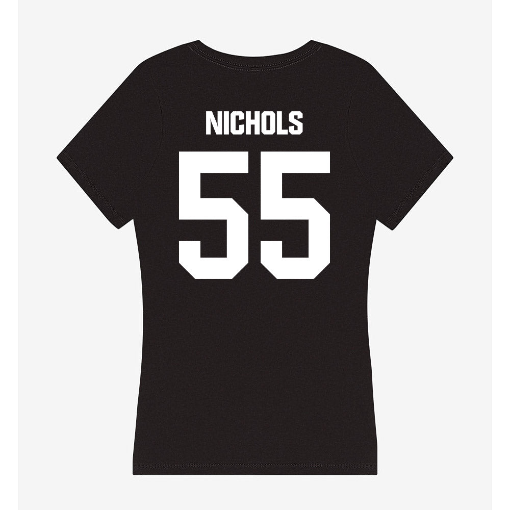 Davidson - NCAA Football : Parker Nichols - Women's V-Neck T-Shirt-1