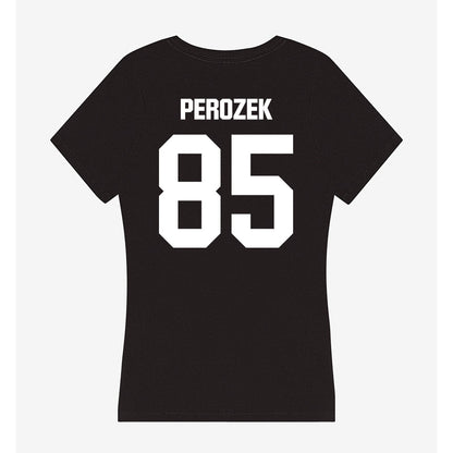 Davidson - NCAA Football : Jack Perozek - Women's V-Neck T-Shirt-1