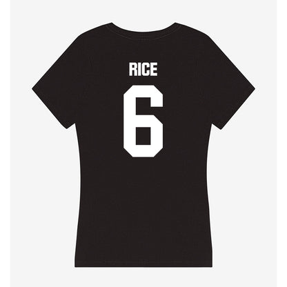 Davidson - NCAA Baseball : Aidan Rice - Women's V-Neck T-Shirt-1