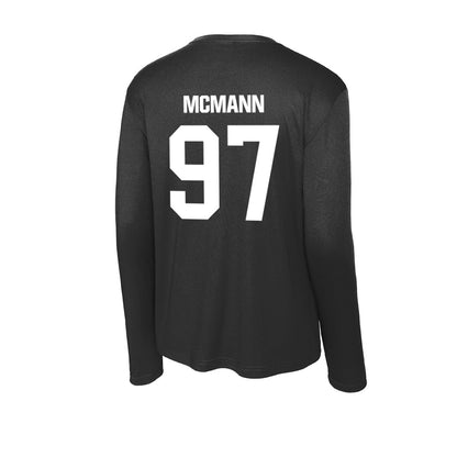 Davidson - NCAA Football : Liam McMann - Activewear Long Sleeve T-Shirt-1