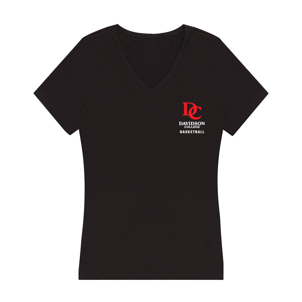 Davidson - NCAA Women's Basketball : Ezra Smith - Women's V-Neck T-Shirt-0
