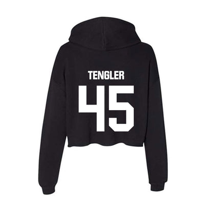 Arkansas State - NCAA Baseball : Ckyler Tengler - Women's Crop Fleece Hoodie-1
