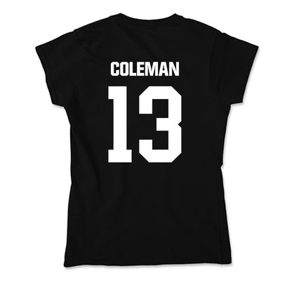 Arkansas State - NCAA Men's Basketball : Diggy Coleman - Soft Style Women’s T-Shirt-1