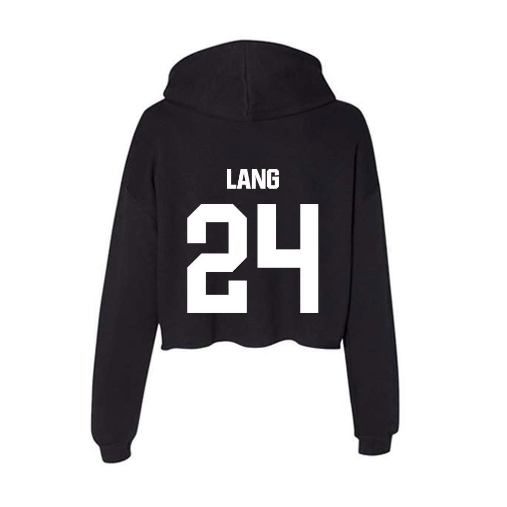 Arkansas State - NCAA Women's Bowling : Amanda Lang - Women's Crop Fleece Hoodie-1