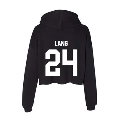 Arkansas State - NCAA Women's Bowling : Amanda Lang - Women's Crop Fleece Hoodie-1