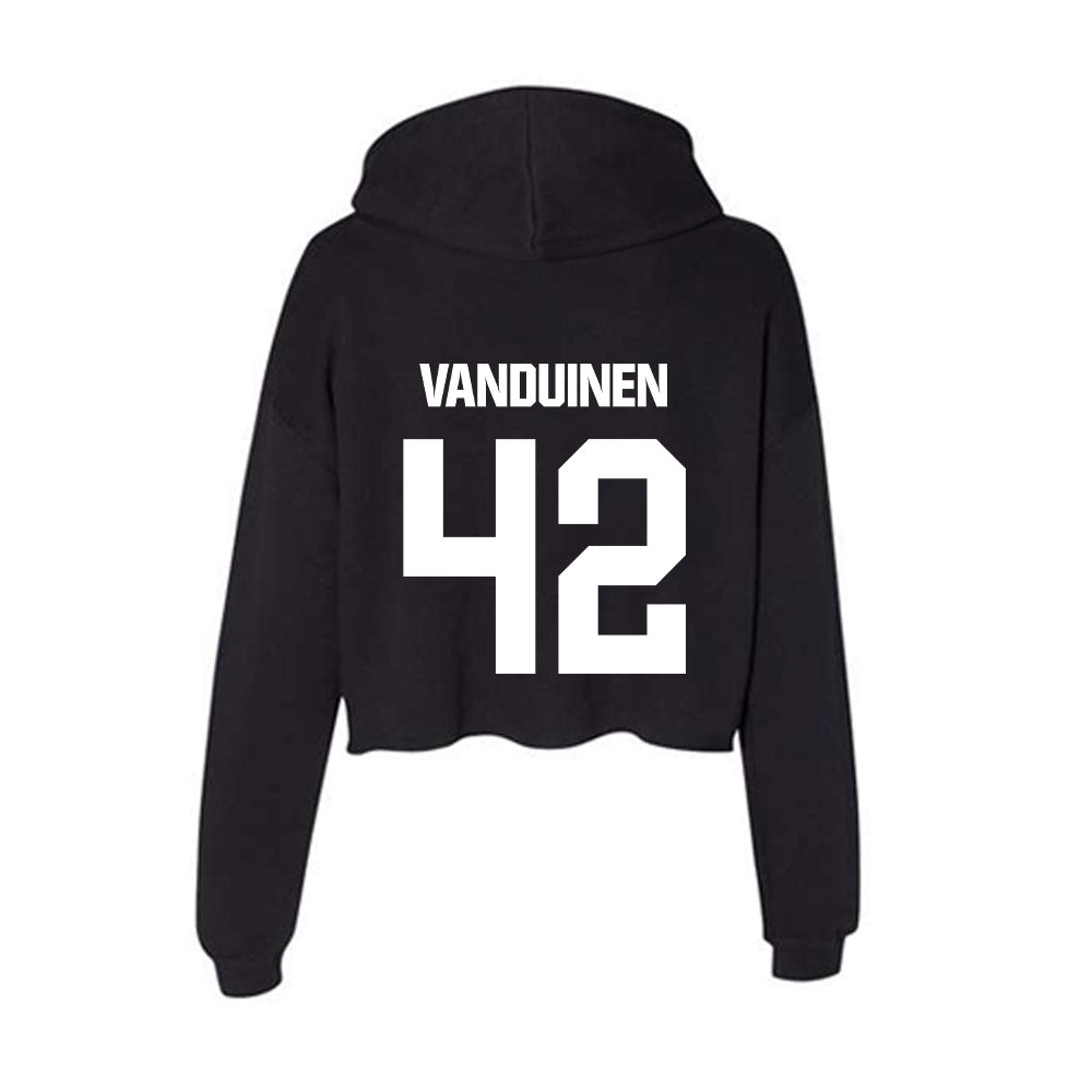 Arkansas State - NCAA Women's Bowling : Karli Vanduinen - Women's Crop Fleece Hoodie-1