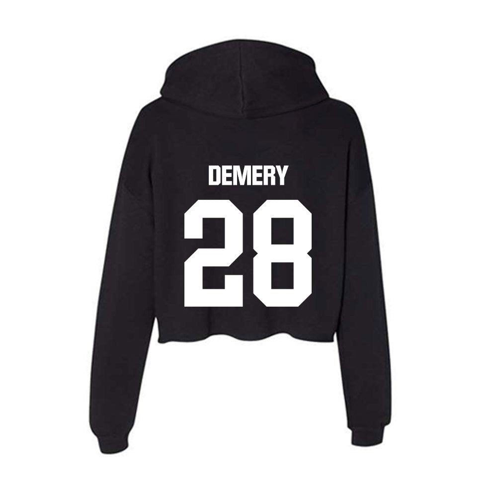 Arkansas State - NCAA Football : Daniel Demery - Women's Crop Fleece Hoodie-1