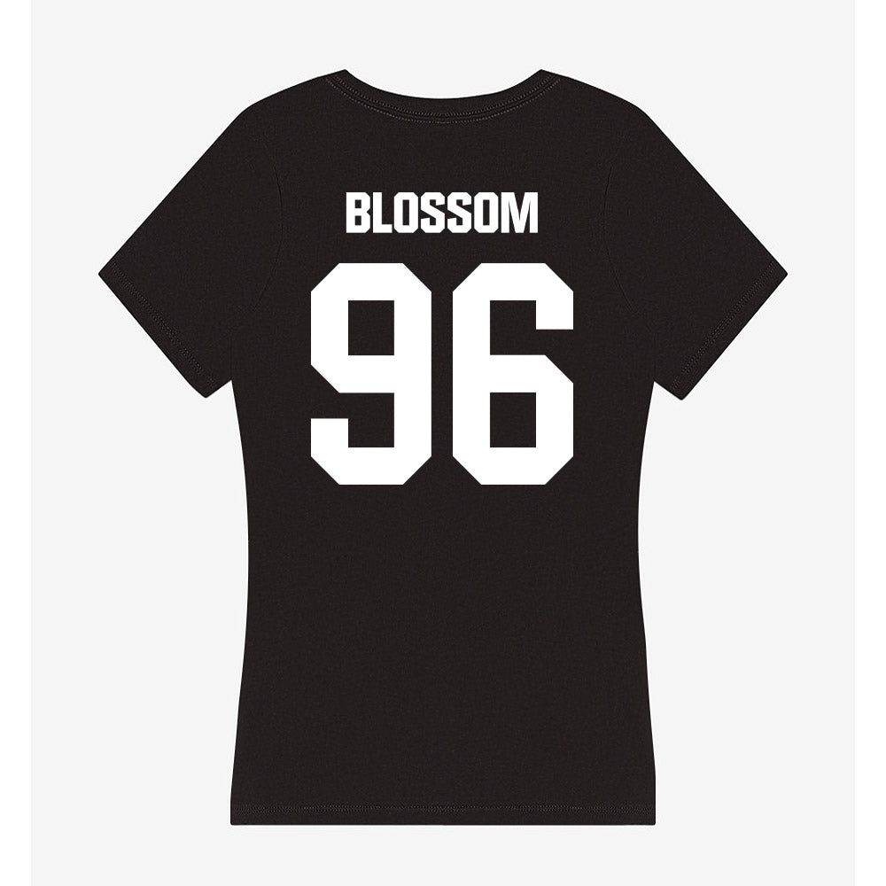 Arkansas State - NCAA Football : Ronnie Blossom - Women's V-Neck T-Shirt-1