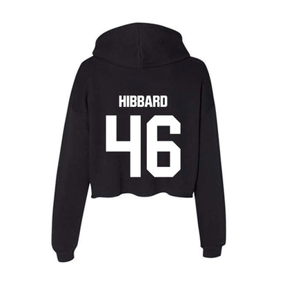 Arkansas State - NCAA Baseball : Jack Hibbard - Women's Crop Fleece Hoodie-1