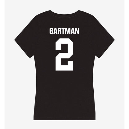 Arkansas State - NCAA Baseball : Andrew Gartman - Women's V-Neck T-Shirt-1