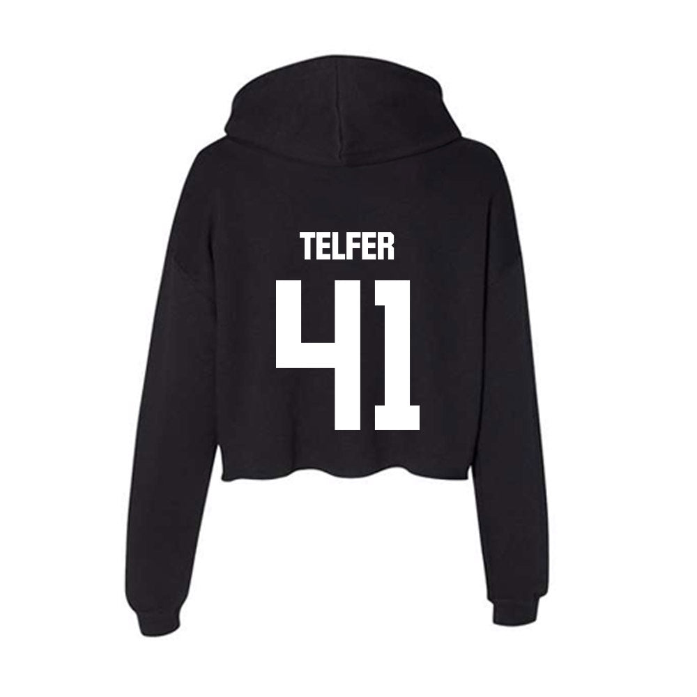 Arkansas State - NCAA Baseball : Tatem Telfer - Women's Crop Fleece Hoodie-1