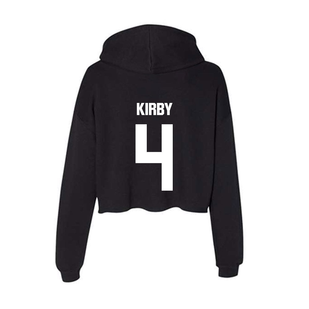 Arkansas State - NCAA Men's Golf : Cole Kirby - Women's Crop Fleece Hoodie-1