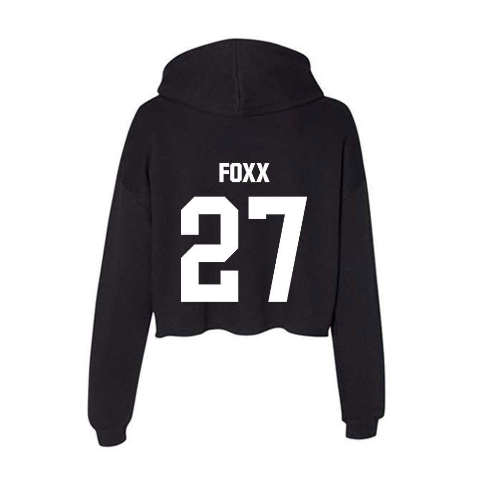 Arkansas State - NCAA Baseball : Jalen Foxx - Women's Crop Fleece Hoodie-1