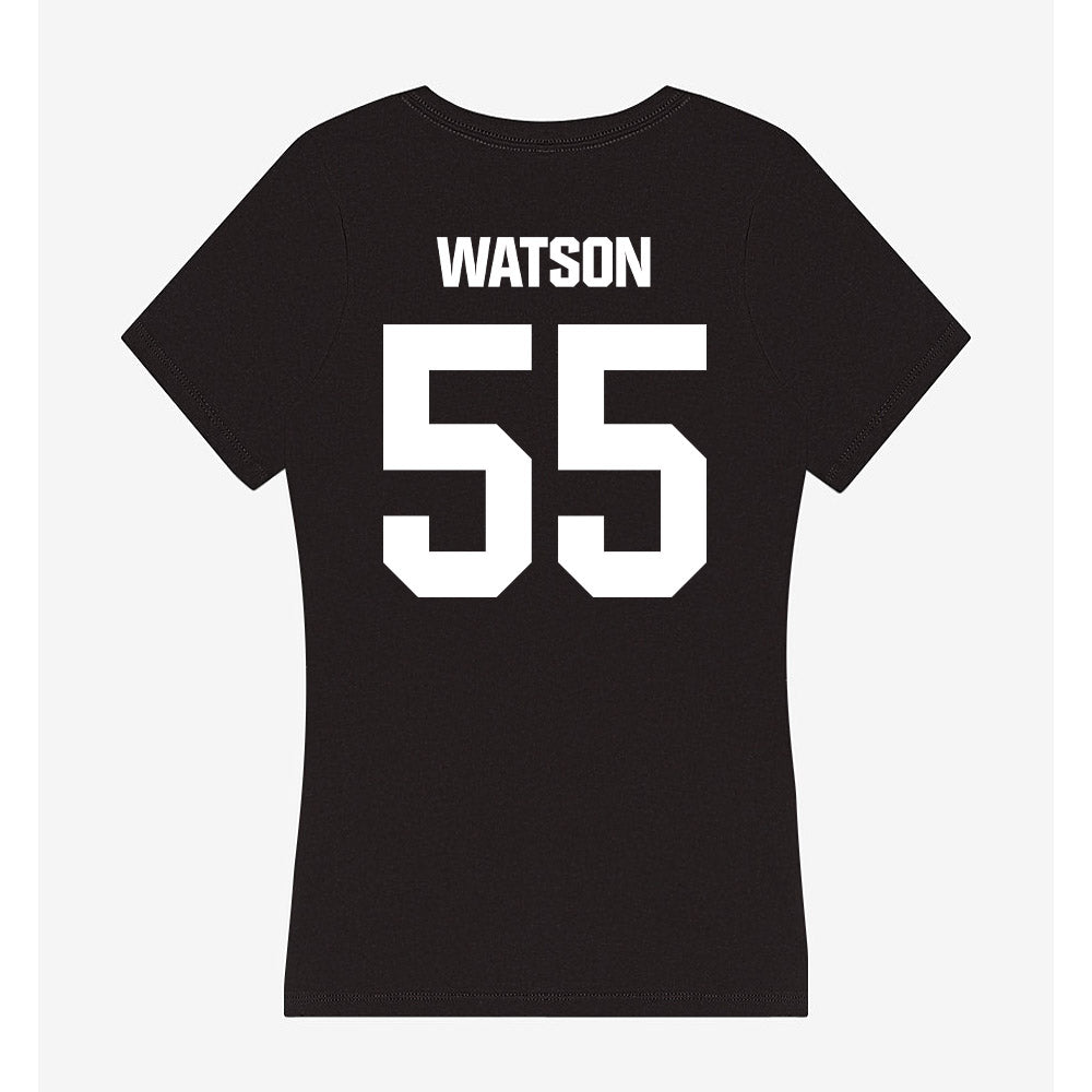 Arkansas State - NCAA Football : Aleric Watson - Women's V-Neck T-Shirt-1