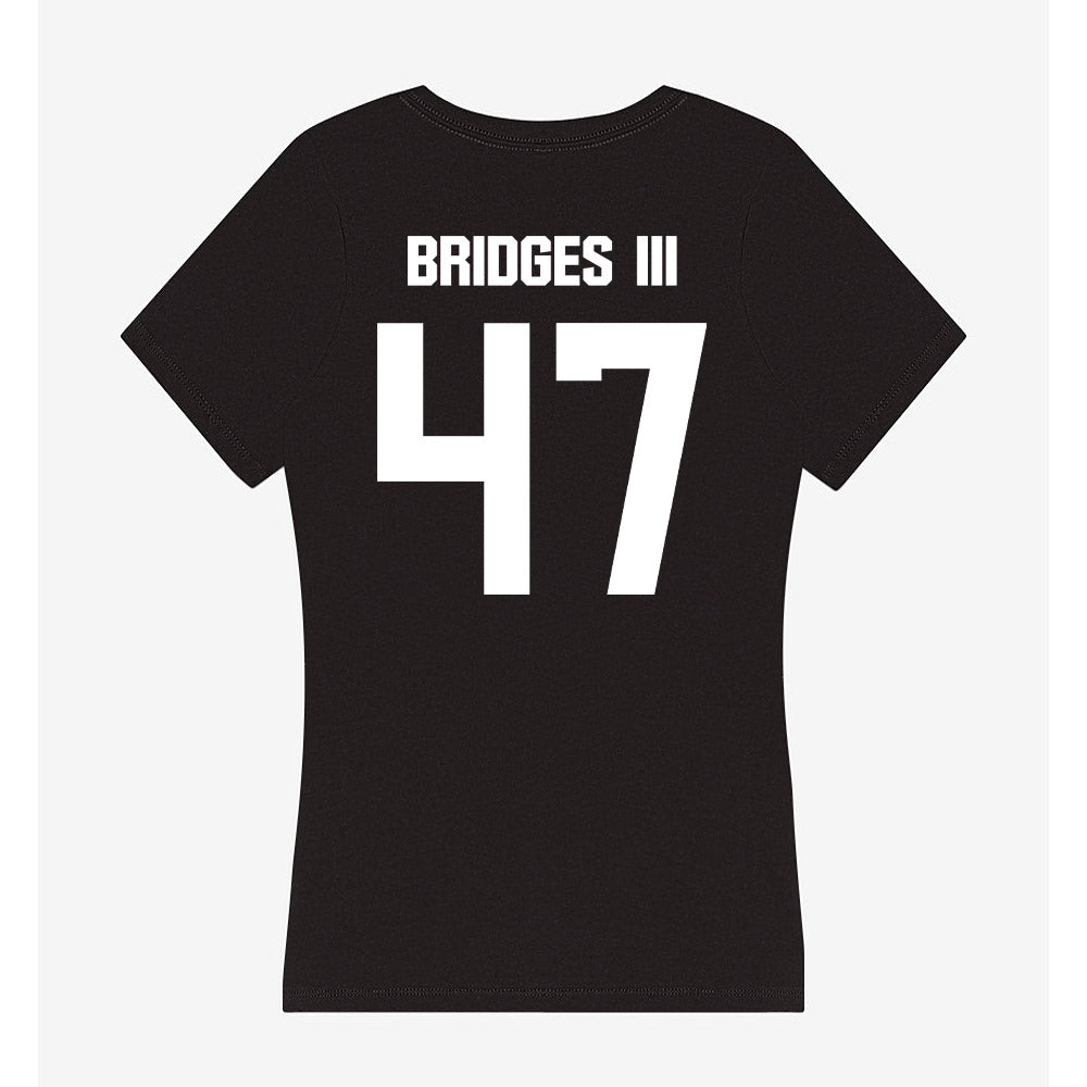 Arkansas State - NCAA Football : Melvin Bridges III - Women's V-Neck T-Shirt-1