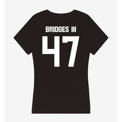 Arkansas State - NCAA Football : Melvin Bridges III - Women's V-Neck T-Shirt-1