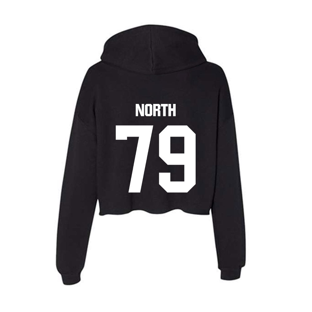 Arkansas State - NCAA Football : Baker North - Women's Crop Fleece Hoodie-1