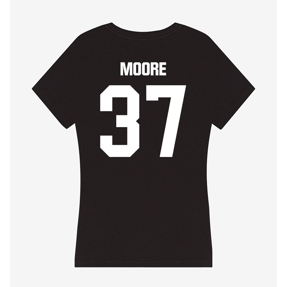 Arkansas State - NCAA Football : Ashton Moore - Women's V-Neck T-Shirt-1