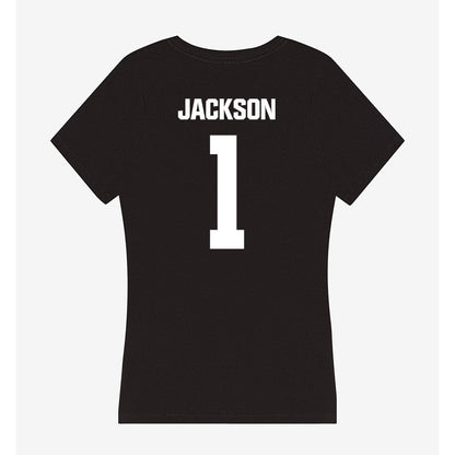 Arkansas State - NCAA Football : Braden Jackson - Women's V-Neck T-Shirt-1