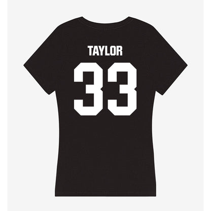 Arkansas State - NCAA Men's Basketball : Layne Taylor - Women's V-Neck T-Shirt-1