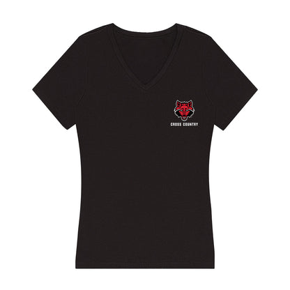Arkansas State - NCAA Women's Cross Country : Paige-Elicia Caruth - Women's V-Neck T-Shirt-0