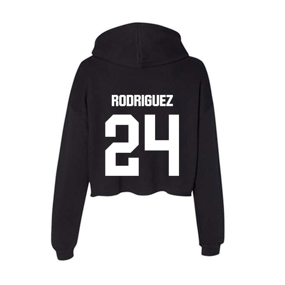 NMSU - NCAA Softball : Zantelle Rodriguez - Women's Crop Fleece Hoodie-1
