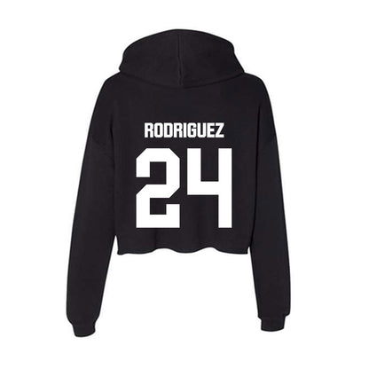 NMSU - NCAA Softball : Zantelle Rodriguez - Women's Crop Fleece Hoodie-1