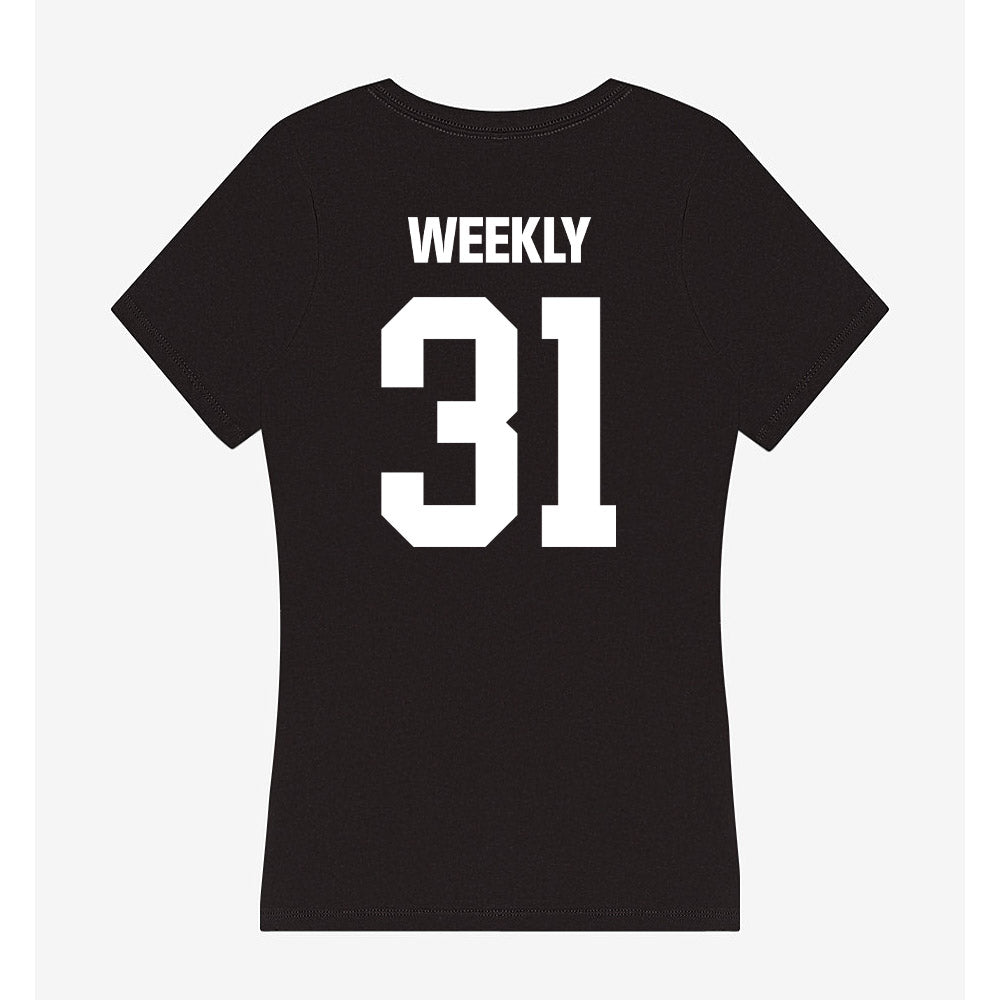 NMSU - NCAA Baseball : Dylan Weekly - Women's V-Neck T-Shirt-1