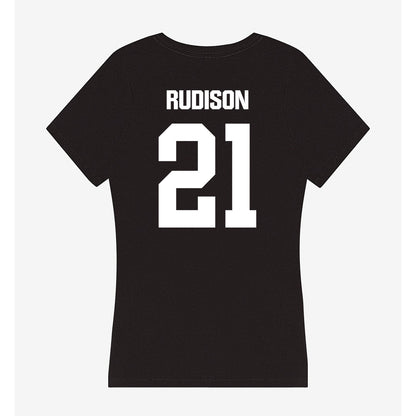 NMSU - NCAA Football : Isaiah Rudison - Women's V-Neck T-Shirt-1