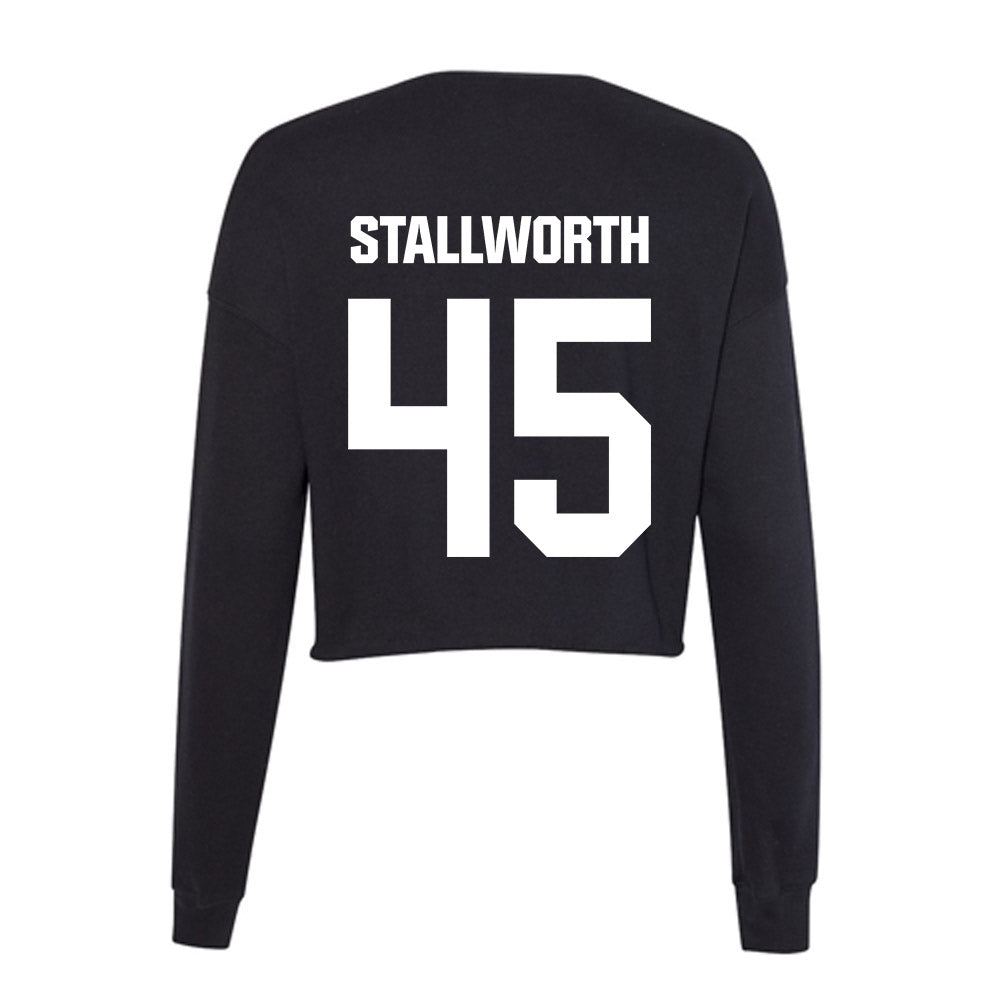 NMSU - NCAA Football : Rocky Stallworth - Women's Cropped Crew Fleece-1