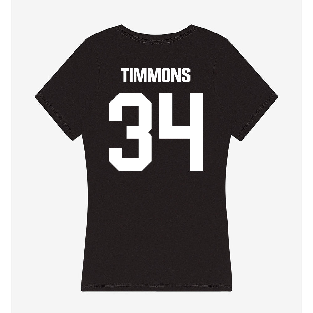 NMSU - NCAA Baseball : Carson Timmons - Women's V-Neck T-Shirt-1