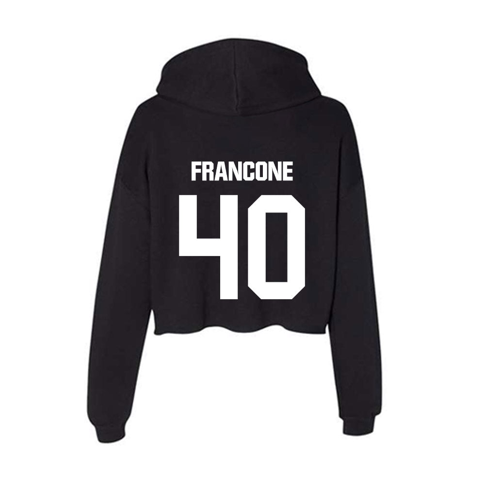 NMSU - NCAA Football : Kyah Francone - Women's Crop Fleece Hoodie-1