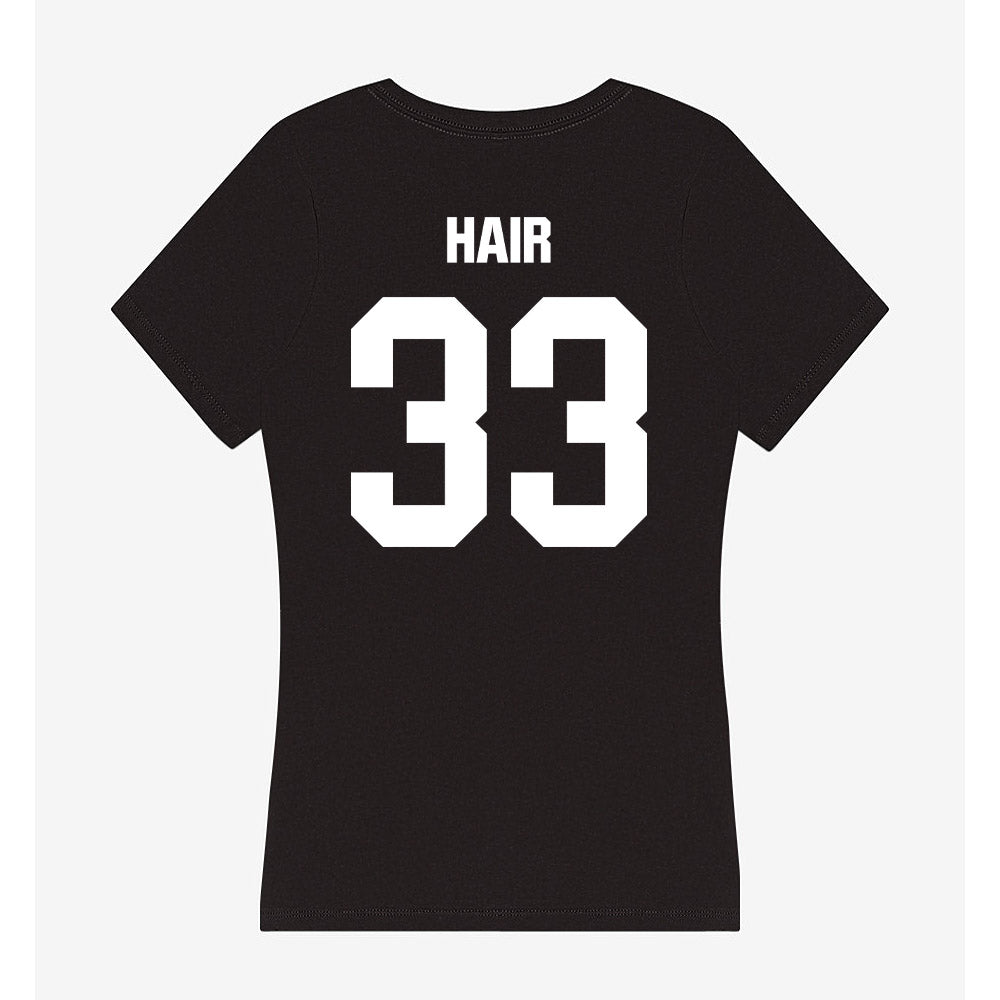 NMSU - NCAA Softball : Joleeanna Hair - Women's V-Neck T-Shirt-1