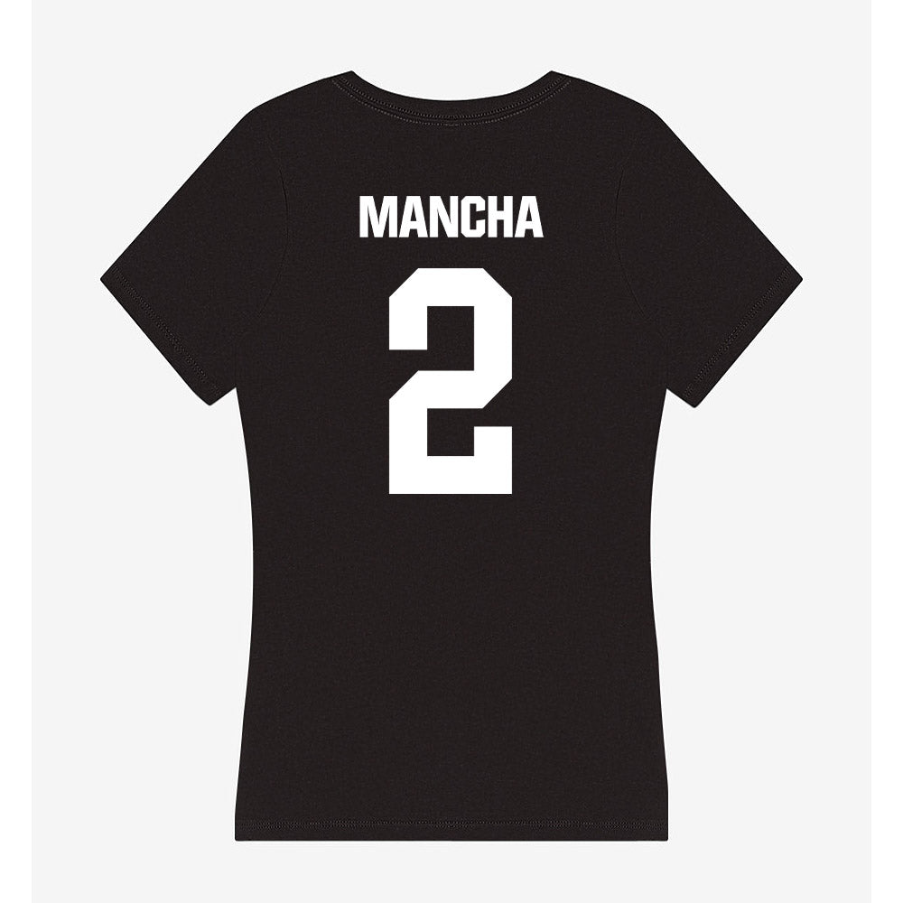 NMSU - NCAA Softball : Jaileen Mancha - Women's V-Neck T-Shirt-1