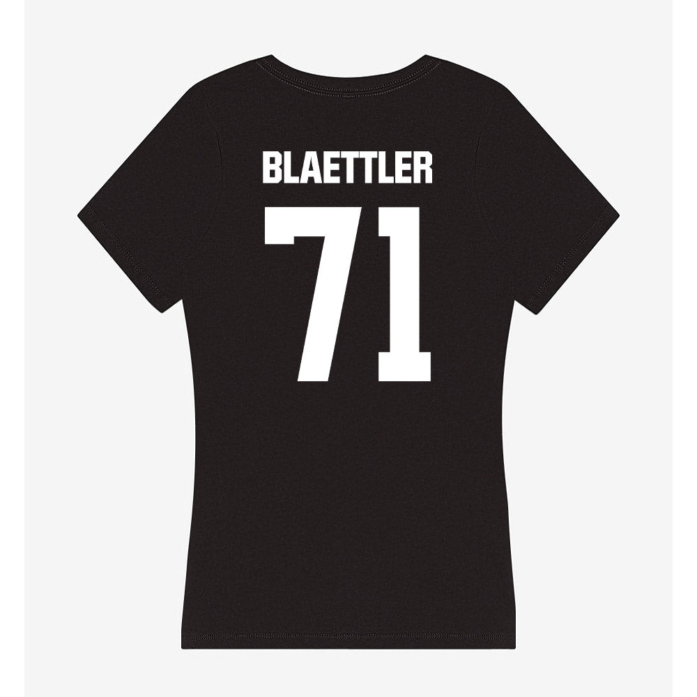 NMSU - NCAA Football : Evan Blaettler - Women's V-Neck T-Shirt-1