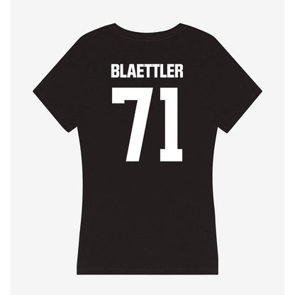 NMSU - NCAA Football : Evan Blaettler - Women's V-Neck T-Shirt-1