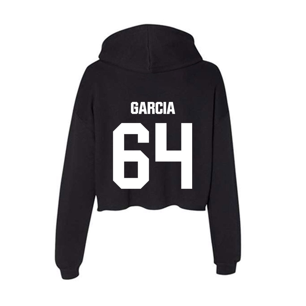 NMSU - NCAA Football : Sam Garcia - Women's Crop Fleece Hoodie-1