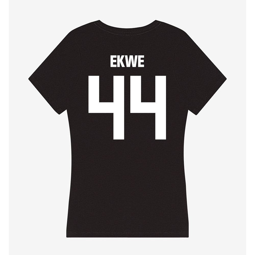NMSU - NCAA Men's Basketball : Augustine Ekwe - Women's V-Neck T-Shirt-1