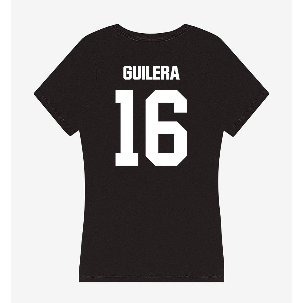 NMSU - NCAA Women's Basketball : Marta Guilera - Women's V-Neck T-Shirt-1